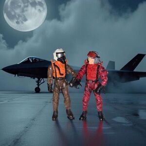 2005 The Corps Ivan Condor & Red Vulture Pilot Military Soldier Figures 4" A10